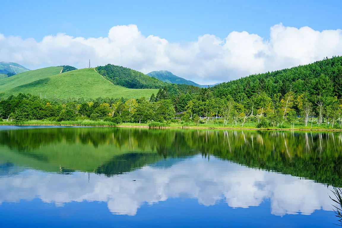 白樺湖と霧ヶ峰